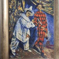 Работа «Paul Cezanne : Pierot and Harlequin»