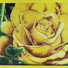 Работа «Жёлтая роза»