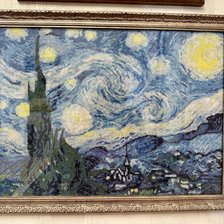 Работа «Звёздная ночь Ван Гог»