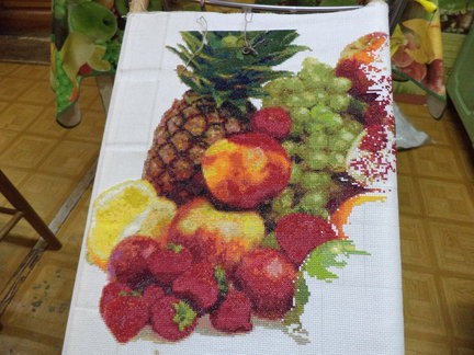 Натюрморт для кухни «Гора фруктов» №32181