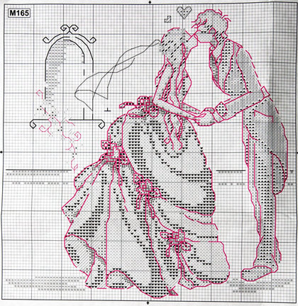 Вышивки «Прогулка», «Свидание» и «Свадьба», молю, помогите №47782