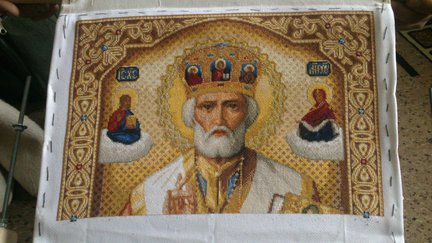 Процесс иконы «Св. Николай чудотворец» от Стоянки Ивановой №77471