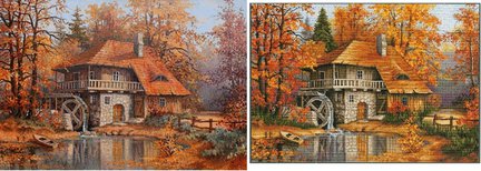 «Осенний пейзаж» - набор фирмы Luca-S №87142