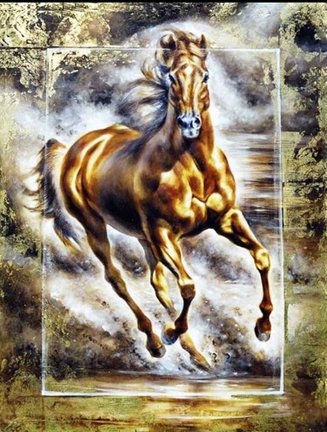 Схема Победного коня по картине Дженис Дар Куа №105447