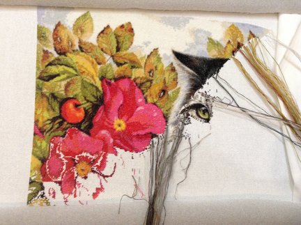 «Кот и Шиповник» по картине И. Гармашовой №123430