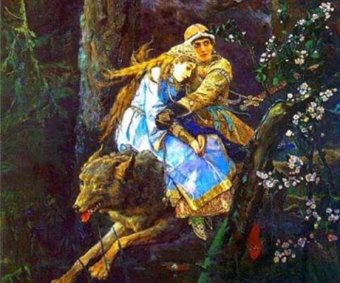 Иван-царевич - картина, животные, люди, живопись - оригинал