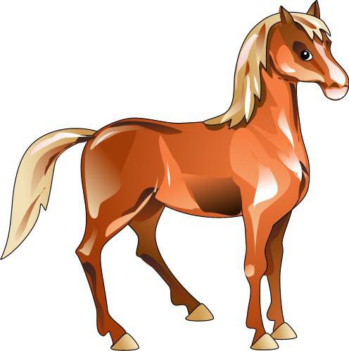 Лошадка) - животные, лошадка, лошадь - оригинал