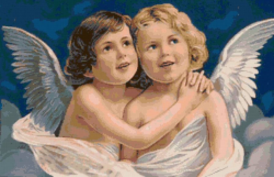 Ангелы - мальчики, ангел, дети, религия, ангелы - предпросмотр