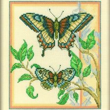 Оригинал схемы вышивки «Бабочки» (№1845)