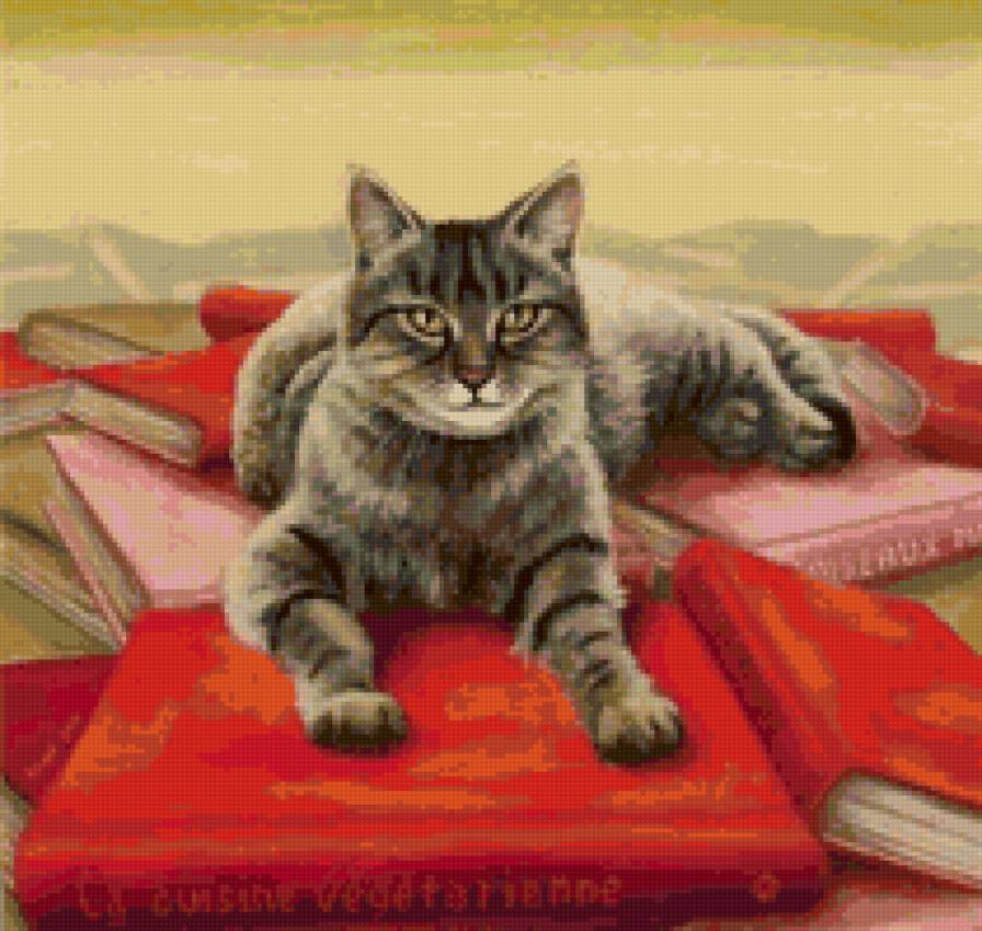 Кошки - кошки, картина, животные, анималисты - предпросмотр