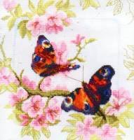 Оригинал схемы вышивки «Бабочки» (№4617)