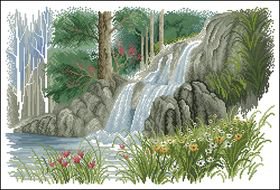 водопад - природа - оригинал