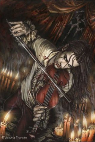 скрипач - мужчина, вампир - оригинал