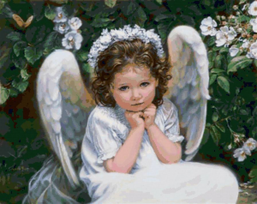 №8130 - ангел, дети, ангелочек - предпросмотр
