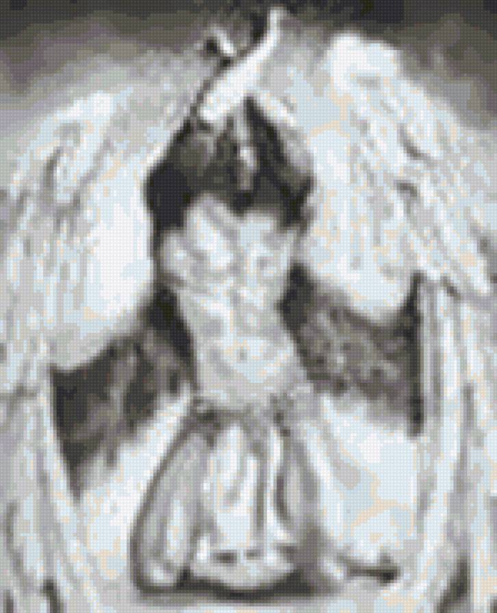 ангел - крылья, ангел - предпросмотр