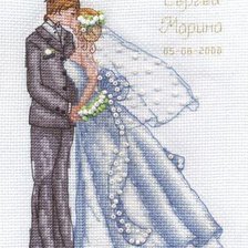 Оригинал схемы вышивки «свадьба» (№8638)