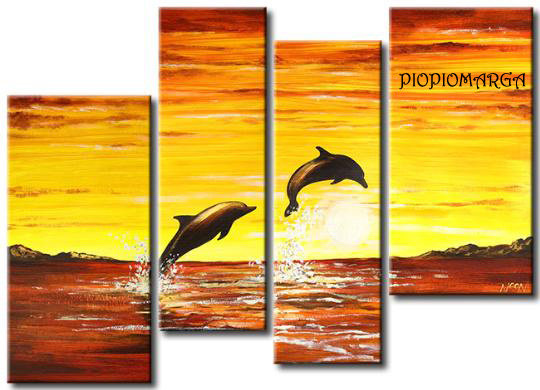 №3354468 - море, дельфины, триптих - оригинал