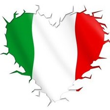 Схема вышивки «Флаг Италии»