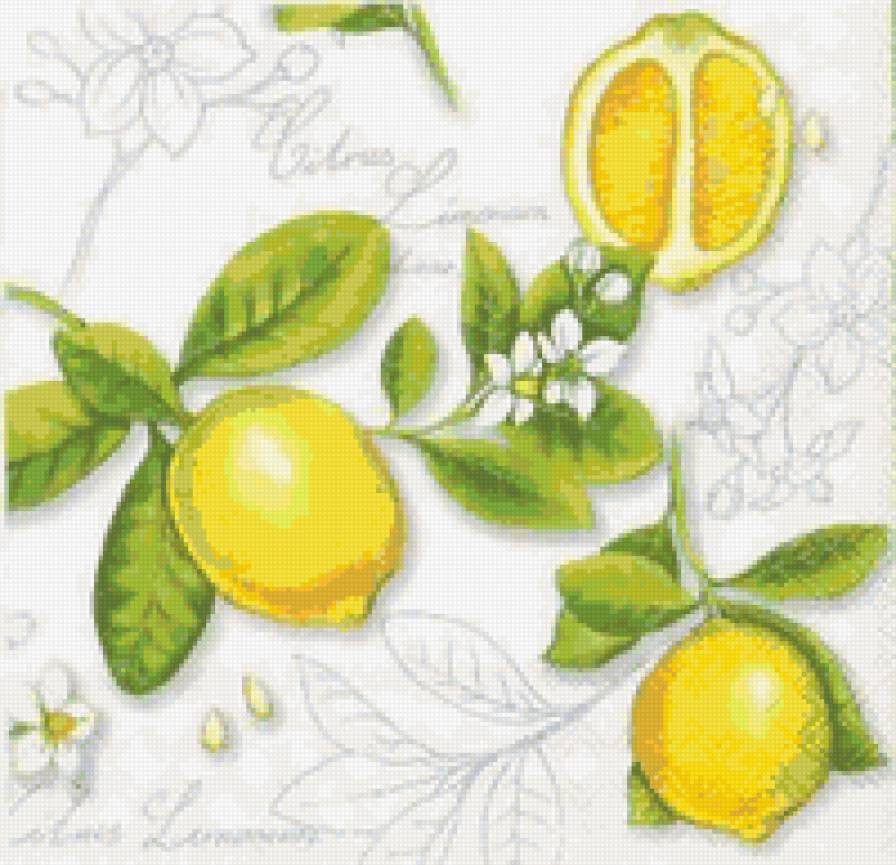 Подушка "Лимончики" - цитрусовые, лимоны, подушка, лимончики, фрукты - предпросмотр