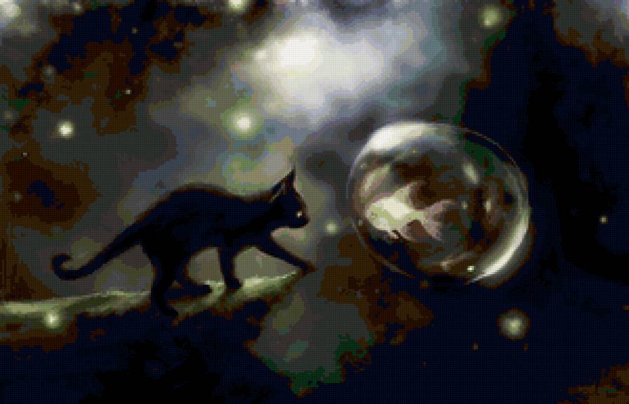 Пушистое чудо - ночь, сон, котенок, кот - предпросмотр