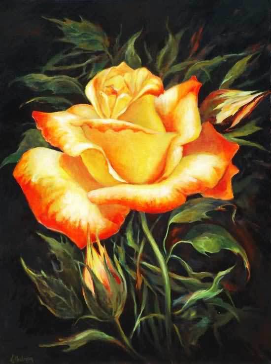 чайная роза - роза, цветок - оригинал