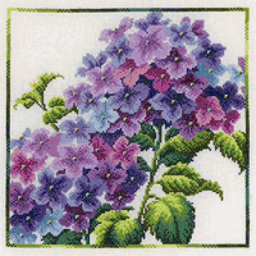 Гортензия - гортензия, нежные лепестки, цветы, флора, подушка, цветочек - предпросмотр