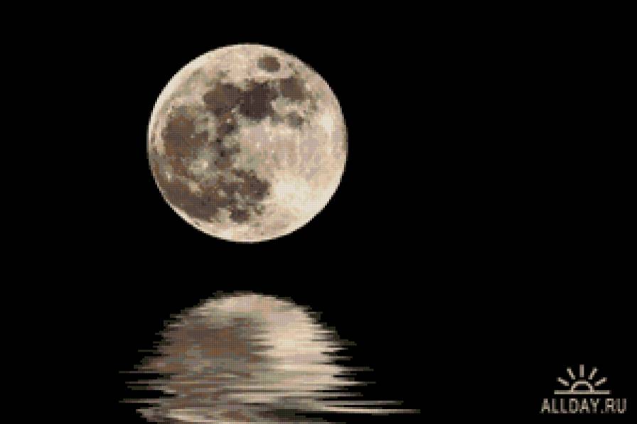 луна - луна ночь - предпросмотр