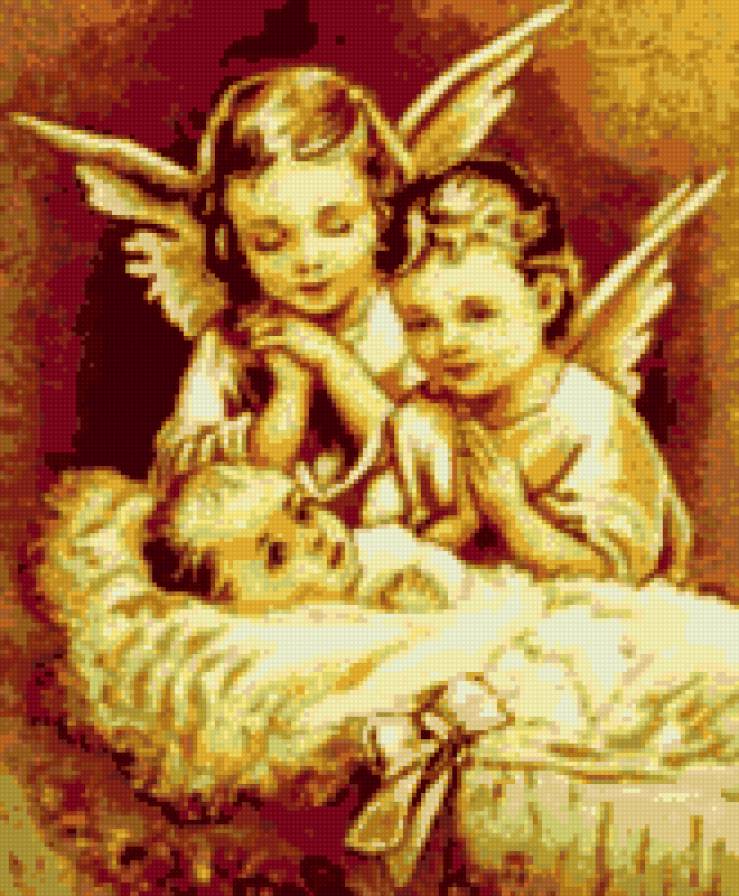 №15653 - младенец, дети, ангел - предпросмотр