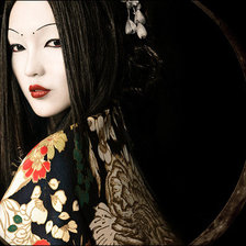 Оригинал схемы вышивки «Geisha» (№15798)
