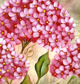 гортензия - флора, подушка, нежные лепестки, гортензия, цветы, цветочек - оригинал
