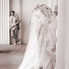 Оригинал схемы вышивки «невеста» (№17099)
