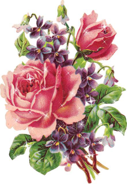 Букет - розы, букет, сирень, цветы - оригинал