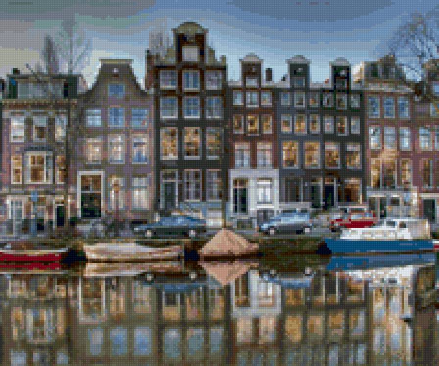Амстердам 1 - амстердам, город, архитектура - предпросмотр