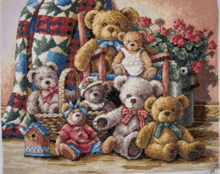 медвежата - медведь, мишка, мягкая игрушка - предпросмотр