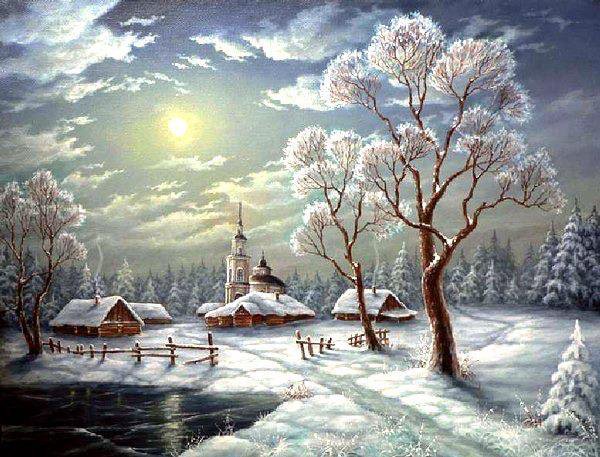 зима - зима, пейзаж, природа - оригинал
