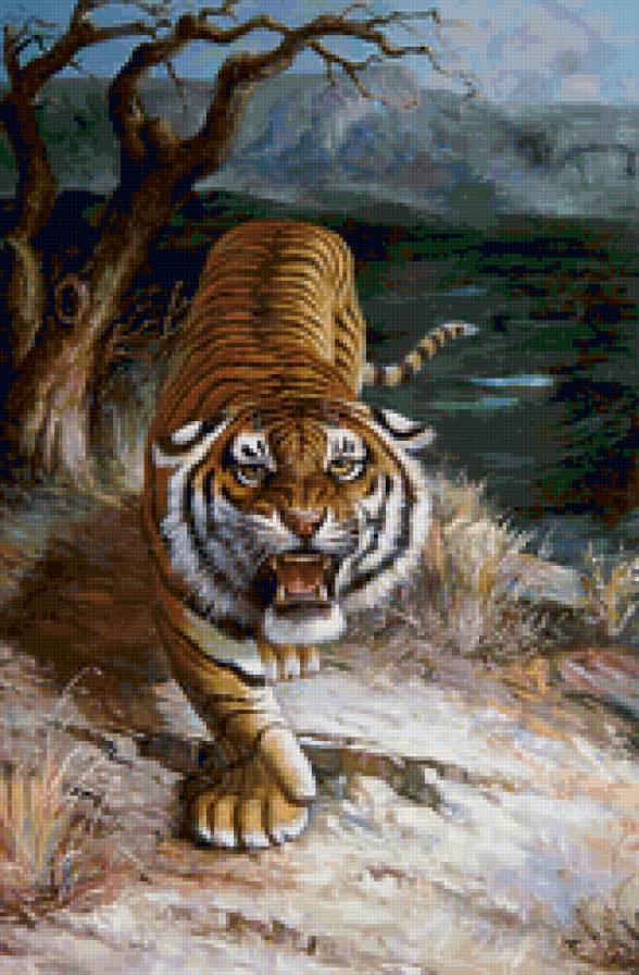 Тигр - тигр, природа, животные, кошки, котята - предпросмотр