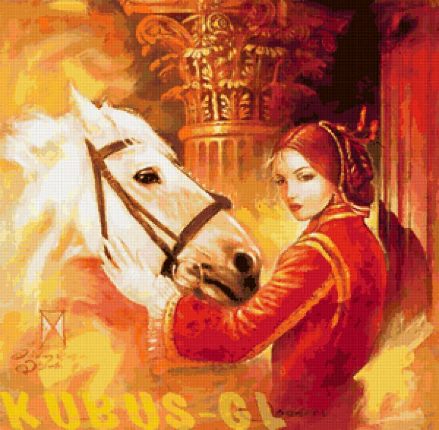 № 3546874 - девушка, кони, лошадь - предпросмотр