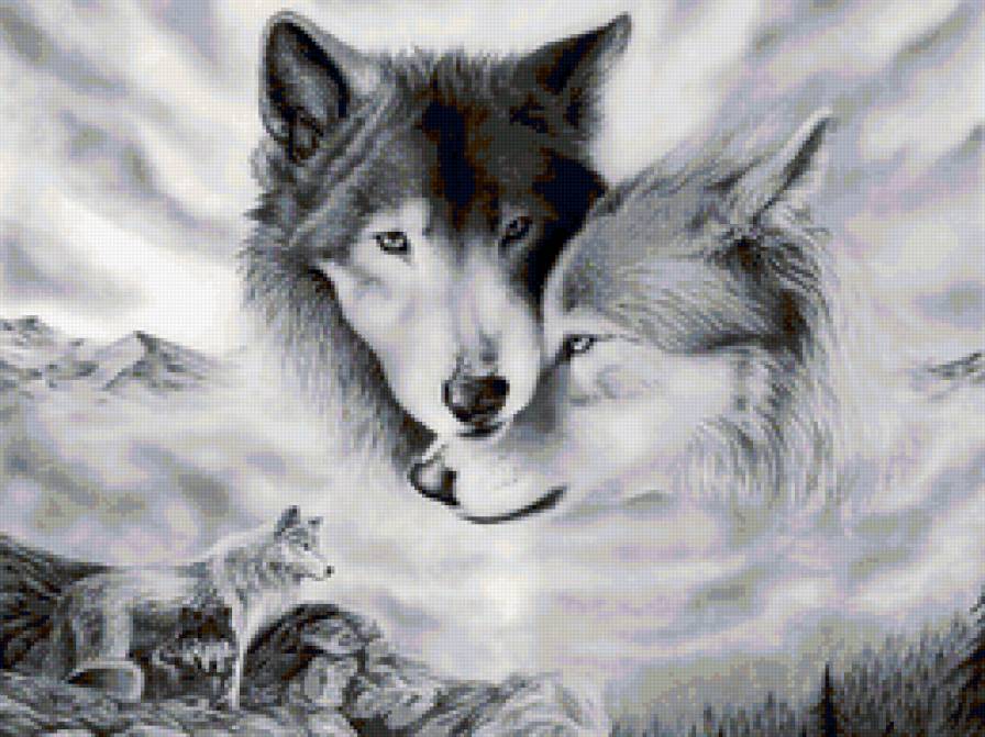 пара - любовь, волки - предпросмотр