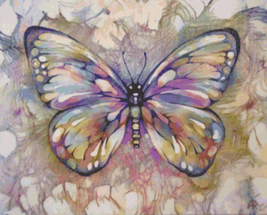 Бабочка - абстракция, бабочка - предпросмотр