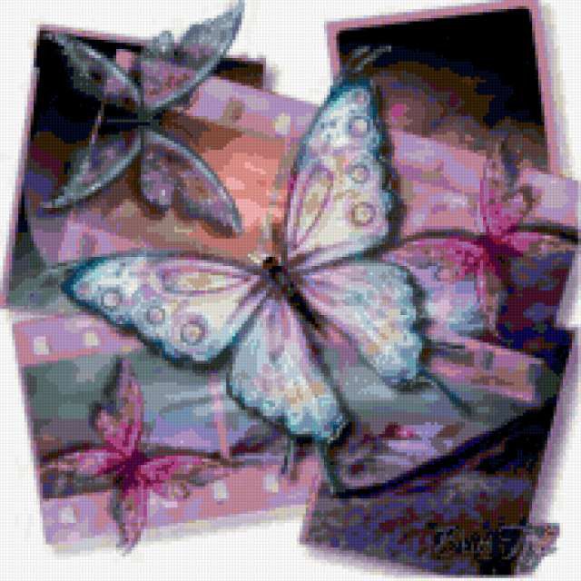 №6547658 - бабочка, абстракция - оригинал