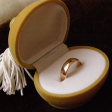 Оригинал схемы вышивки «обручальное кольцо» (№22429)
