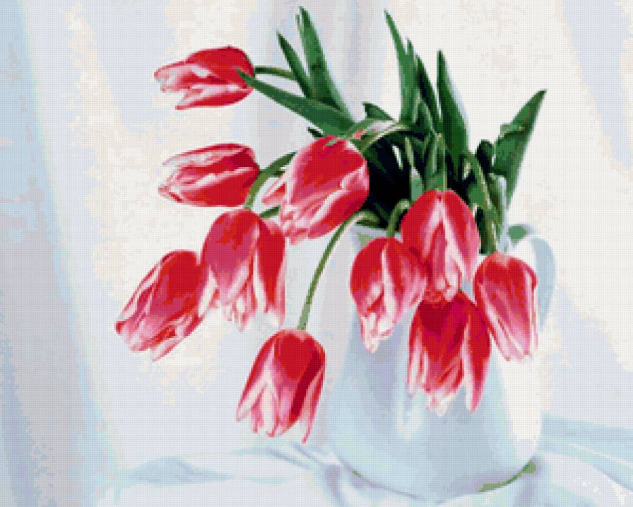 тюльпаны - цветы, природа, букет, тюльпан - предпросмотр