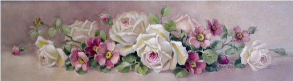 винтажные розы - розы, цветы, винтаж - оригинал