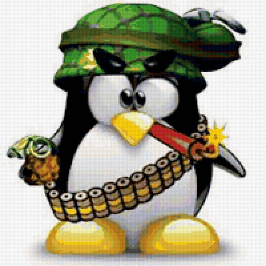 пингвин милитарист - предпросмотр