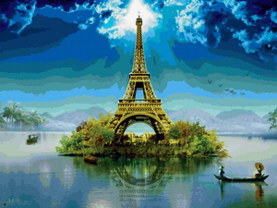 Париж - париж, город, остров - предпросмотр