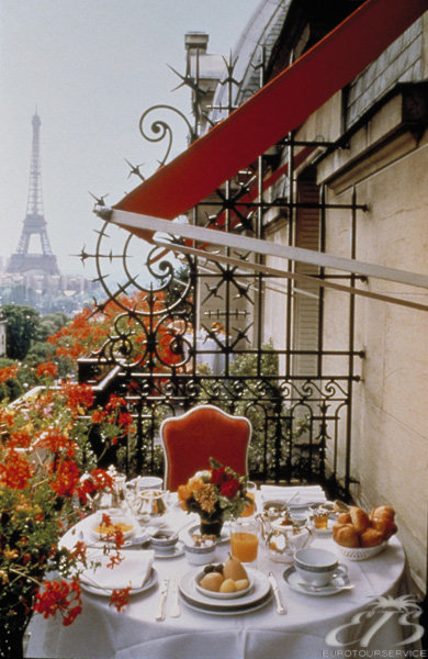 Париж - париж, город, франция, балкон - оригинал