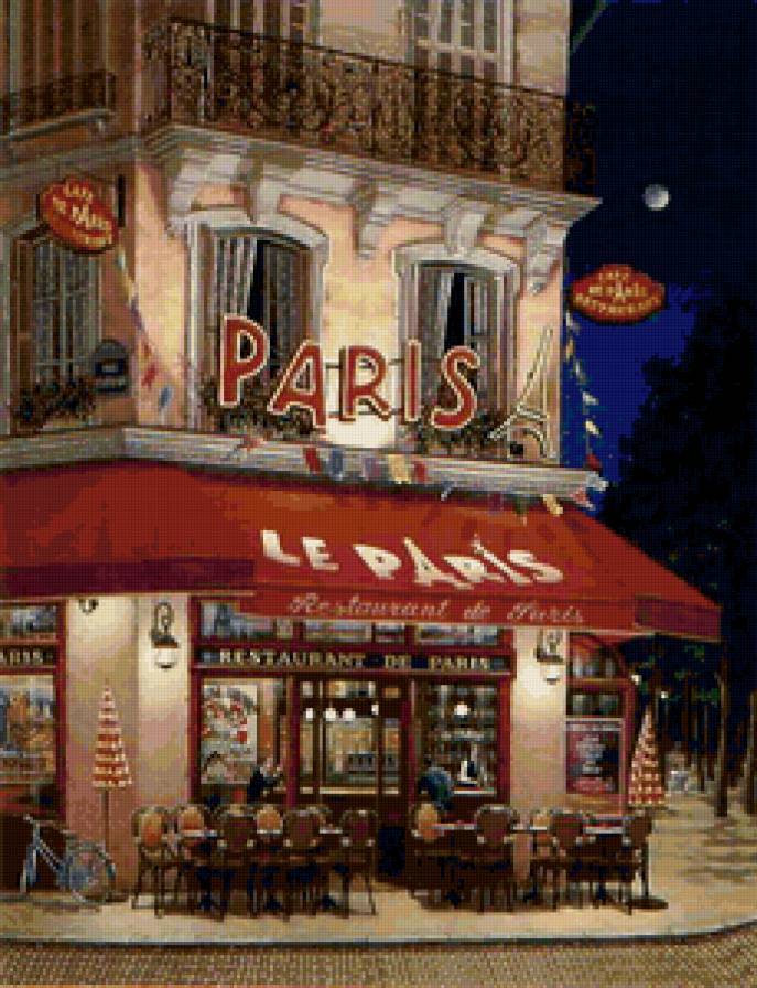 Париж - город, париж, кафе, франция - предпросмотр