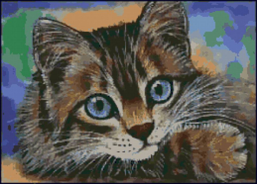 Мурчик - кот, рисунок - предпросмотр