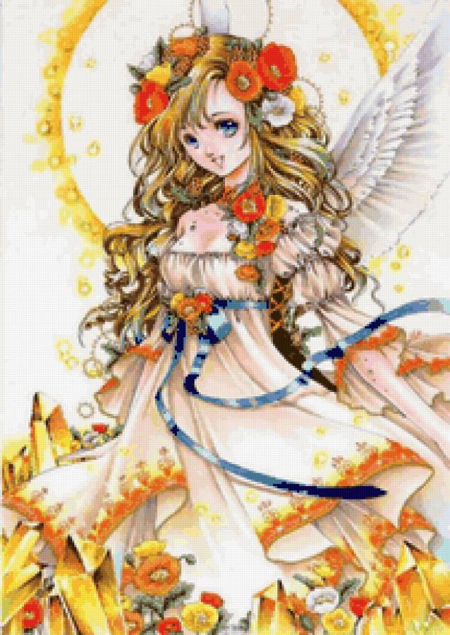 Принцесса анимэ - анимэ, девушка, принцесса, ангел, девочка - предпросмотр