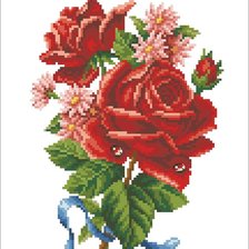 Оригинал схемы вышивки «Розы» (№24332)